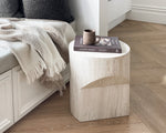 Chisel Side Table | Travertine