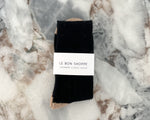 Le Bon Shoppe | Cashmere Socks | Black