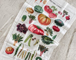 Cavallini Tea Towel | Vegetable Garden