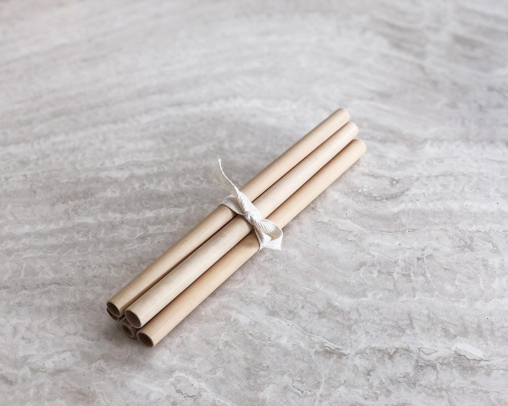 Jumbo Bamboo Straw Set