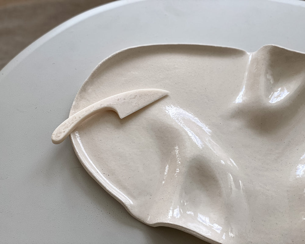 Author Ceramics | Boring Platter | Sand Dune | Large