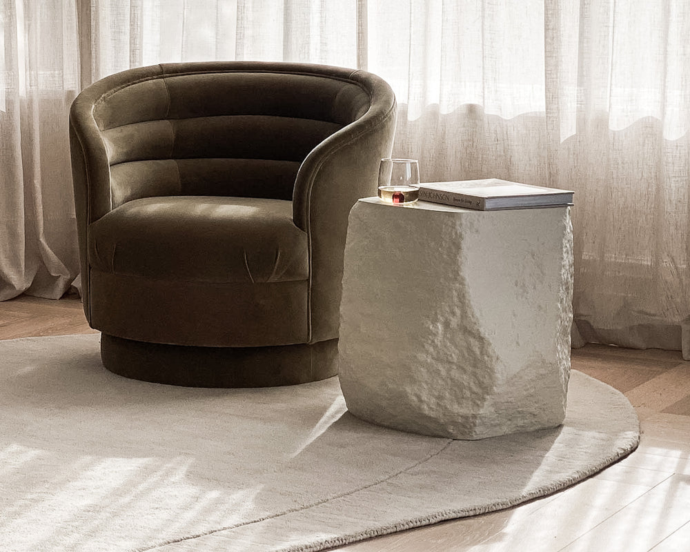 Special Studio | Rock Side Table | Eggshell