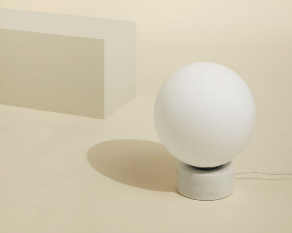 Hubsch | Sphere Floor Lamp | White