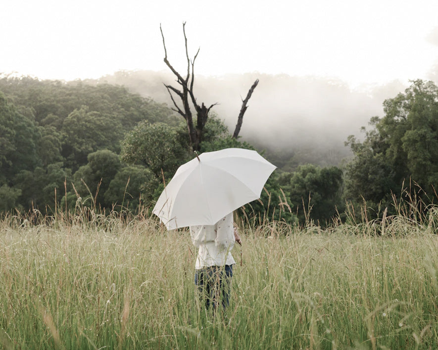 Vintage rain deals umbrella