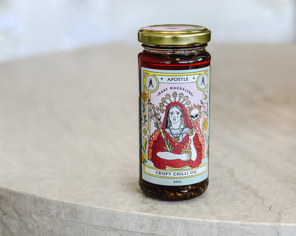 
            
                Load image into Gallery viewer, Apostle Hot Sauce | Mary Magdalene Crispy Chilli Oil
            
        