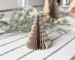 Standing Paper Tree Christmas Decoration | Sage | 15cm