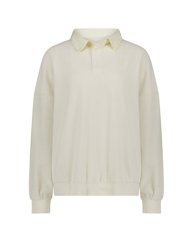 Commonplace Essentials | Terry Towelling Pullover | Vanilla