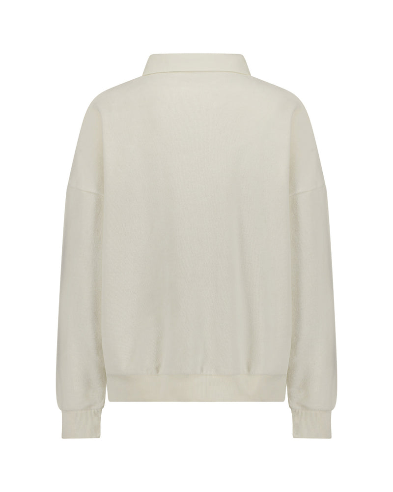 Commonplace Essentials | Terry Towelling Pullover | Vanilla