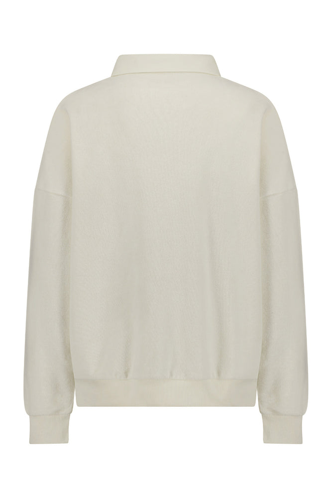 Commonplace Essentials | Terry Towelling Pullover | Vanilla
