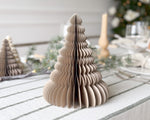 Standing Paper Tree Christmas Decoration | Sage | 24cm