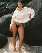 Commonplace Essentials | Terry Towelling Pullover | Vanilla