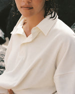 Commonplace Essentials | Terry Towelling Pullover | Vanilla