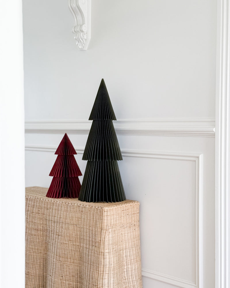 Luxe Paper Tree Decoration | Ruby | 45cm