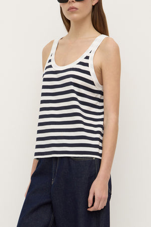 Assembly Label | Adria Stripe Jersey Tank