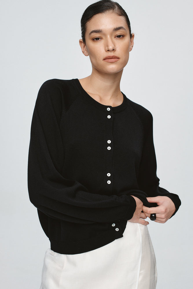 Marle | Babette Cardigan | Black