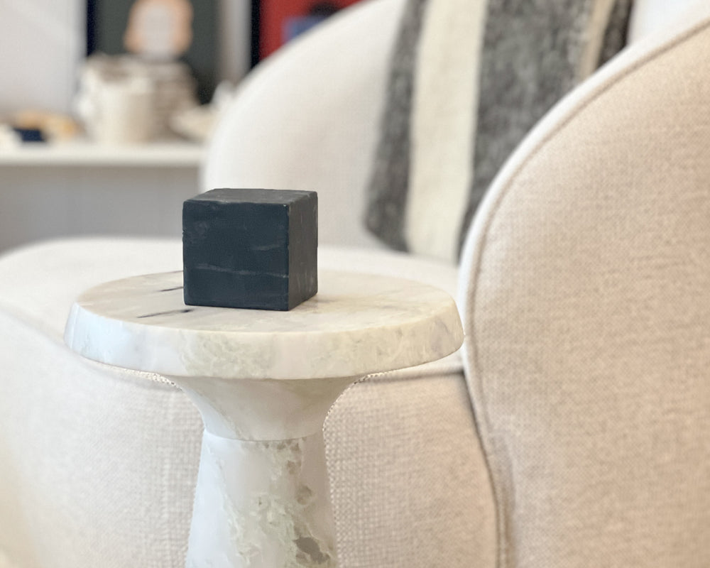 Black Marble Cube
