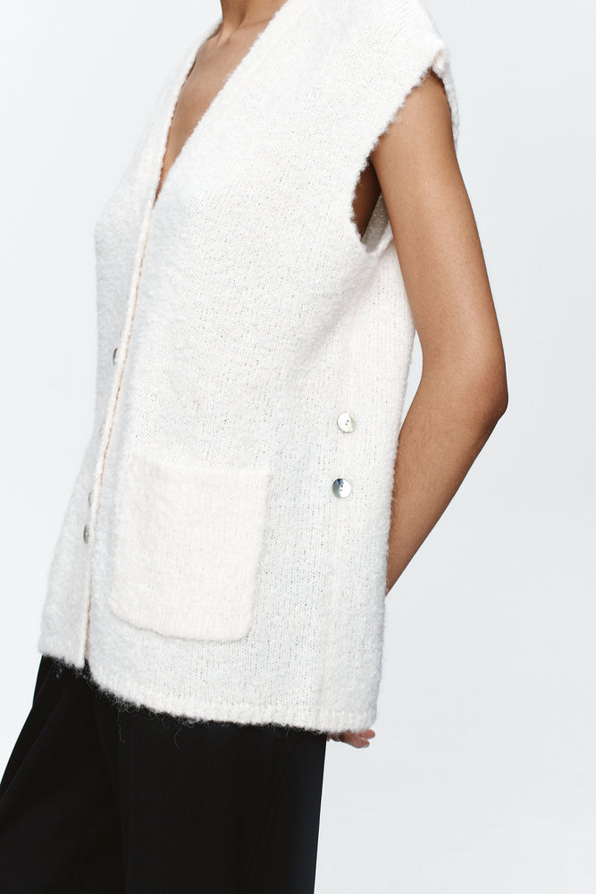 Marle | Bonita Vest | Ivory