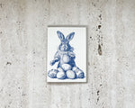 Blue Bunny Card