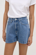 Assembly Label | Boxy Denim Short | Darkstone