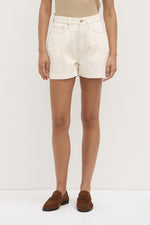 Assembly Label | Boxy Denim Short | Ecru