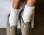 Le Bon Shoppe | Cottage Socks | White Linen