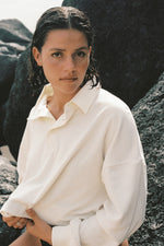 Commonplace Essentials | Terry Towelling Pullover | Vanilla