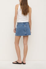 Assembly Label | Callista Denim Mini Skirt | Dark Stone