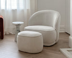 Chai Ottoman | Ivory