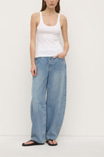 Assembly Label | Charlie Rib Tank | White