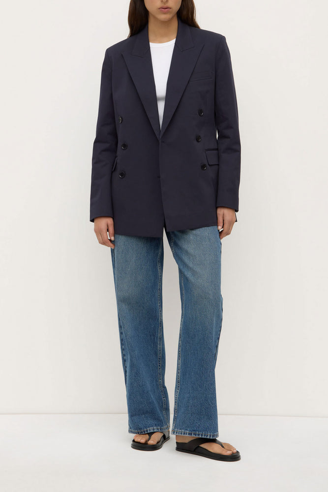 Assembly Label | Ellen Double Breasted Blazer | True Navy