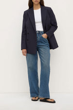 Assembly Label | Ellen Double Breasted Blazer | True Navy