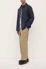 Assembly Label | Everyday Linen Long Sleeve Shirt | True Navy