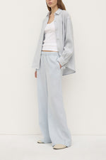 Assembly Label | Everyday Linen Long Sleeve Shirt | Cloud