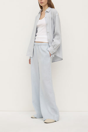 Assembly Label | Everyday Linen Long Sleeve Shirt | Cloud