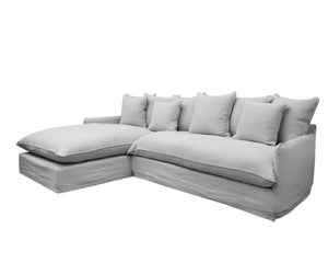 Florence Chaise Sofa | Concrete