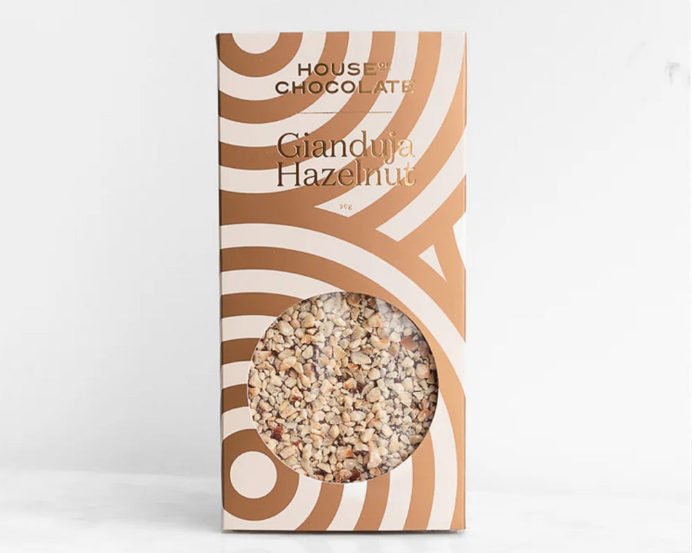 House of Chocolate | Gianduja Roasted Hazelnut Milk Chocolate Bar