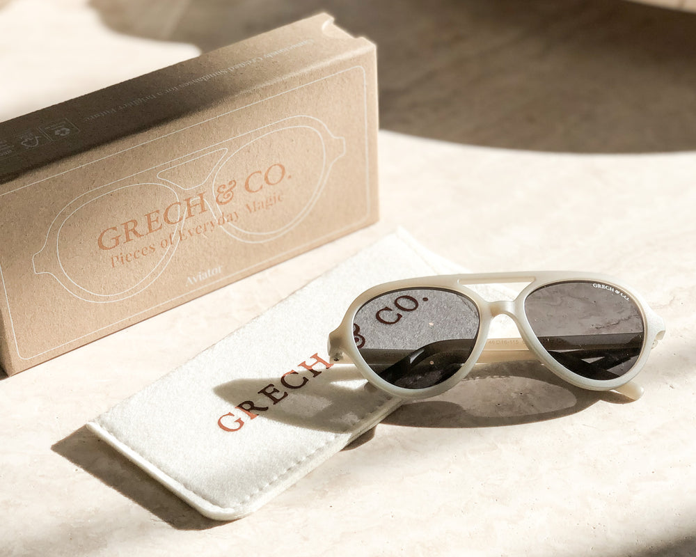 Grech & Co | Kids Aviator Sunglasses | Fog