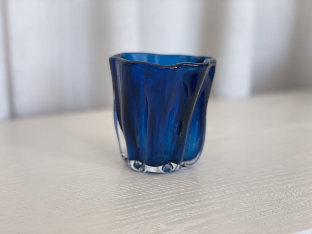 Akira Candle Vessel | Indigo