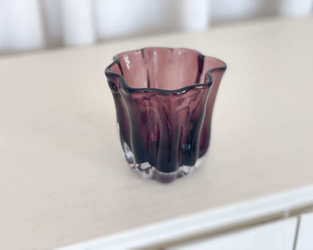 Akira Candle Vessel | Maroon