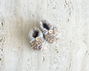 Baby Booties | Natural | Newborn