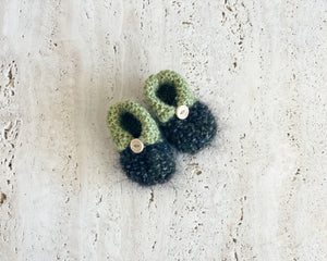Baby Booties | Green | Newborn
