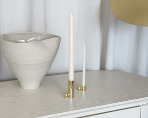 Palloa Brass Candle Holder | Tall