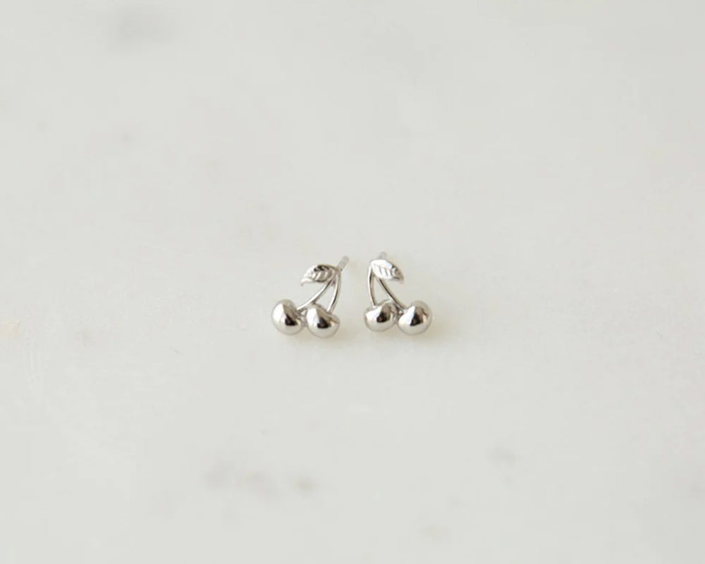Sophie | Cherry Bomb Studs | Silver