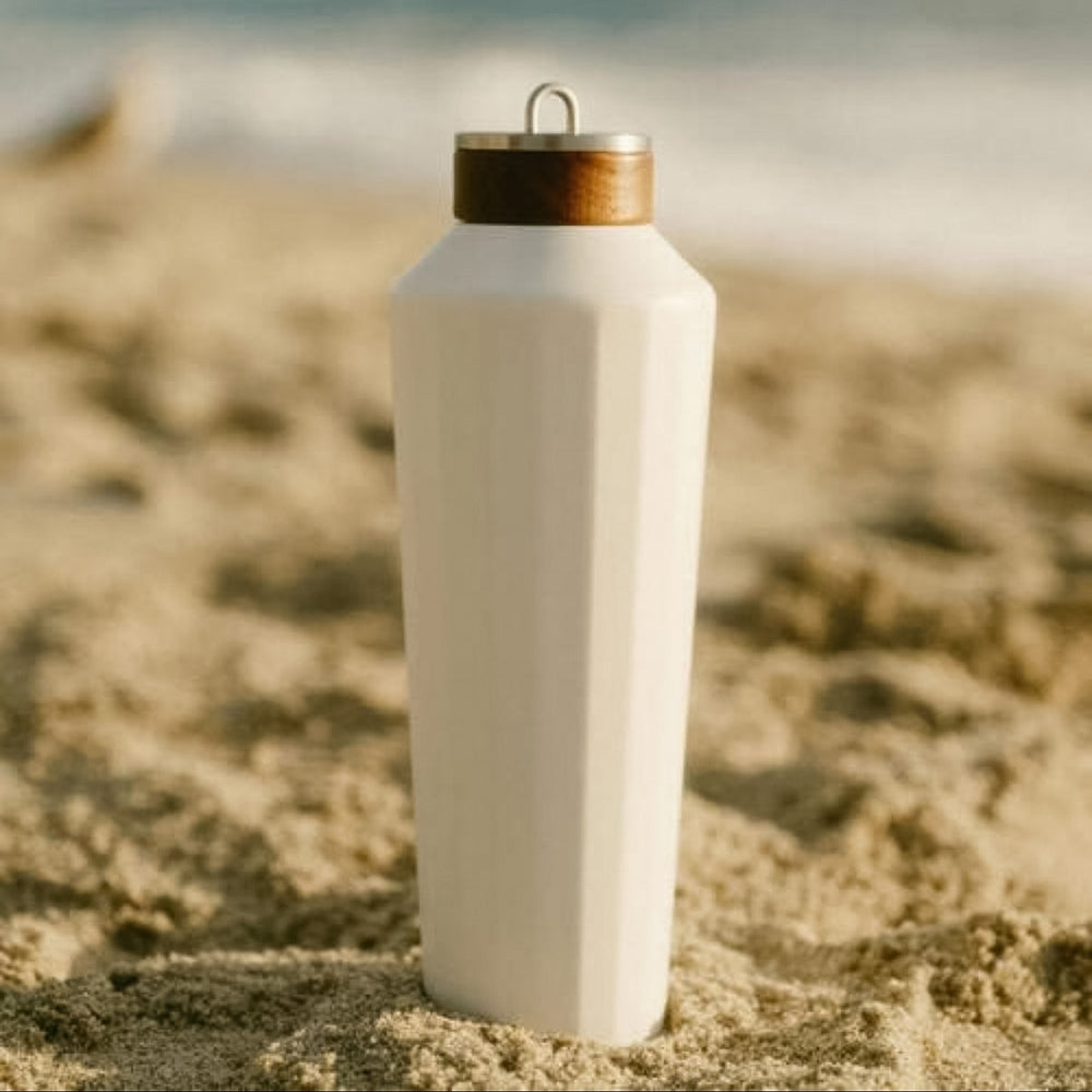 Business & Pleasure | Hemmingway Drinkware Flask | Antique White | 750ml