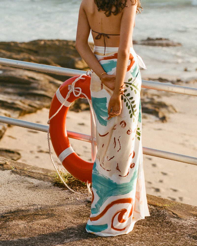 LAND Essentials Silk Sarong | Le Soleil Stevie Michaels x LAND