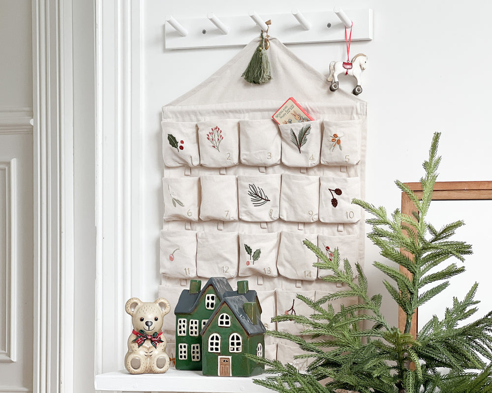 Embroidered Christmas Advent Calendar