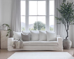 York 3 Seater Sofa | Milk