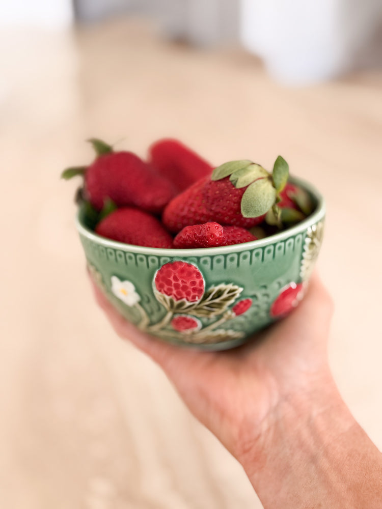 Strawberry Ceramic Bowl