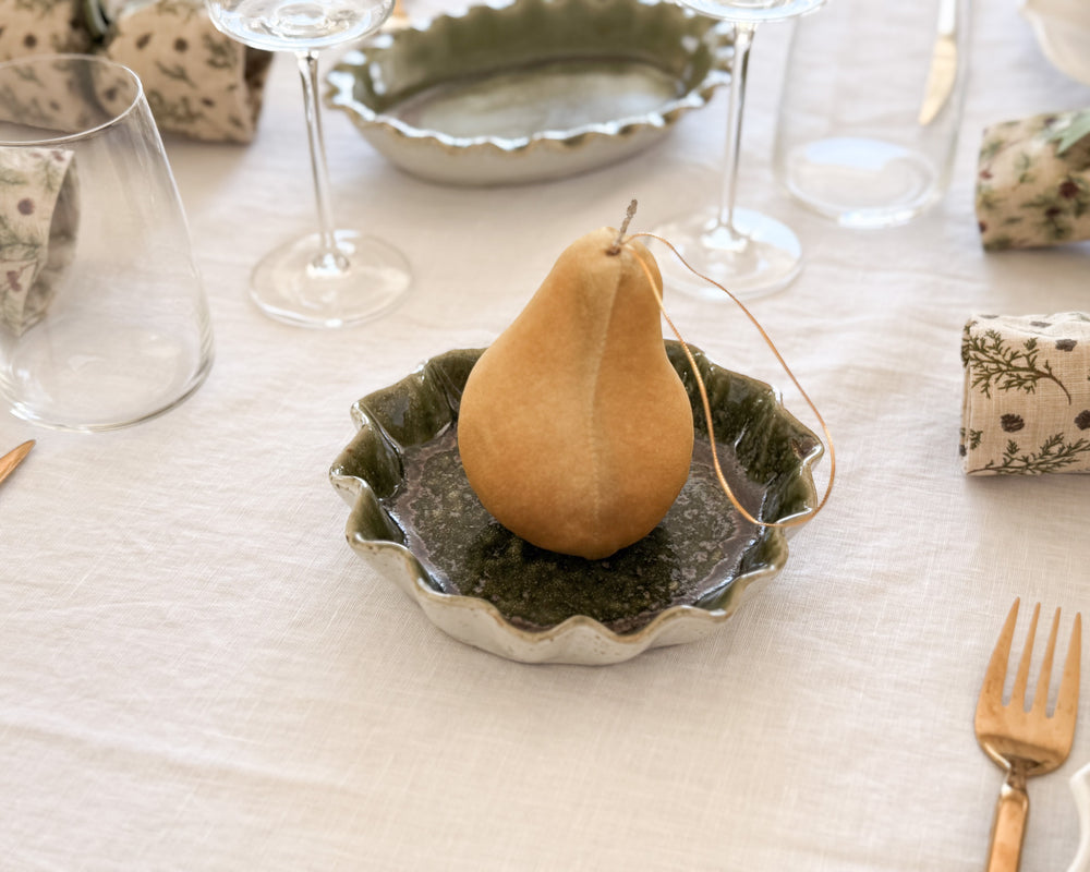 Small Sicilian Ceramic Dish | Olive