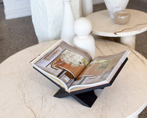 Wooden Book Stand | Black